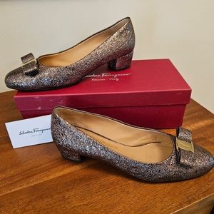 Ferragamo Vara Metal 3cm
